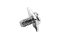 [E] น็อตยึดสายไฟ สแตนเลสชุบนิกเกิ้ล M4x8 mm พร้อมแหวนทรงสี่เหลี่ยม ขนาด 10x10 mm
